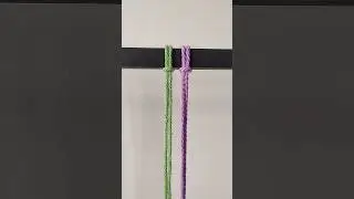 Master This Beautiful Macrame Knot Pattern in Seconds! | Easy Macrame Tutorial #Shorts