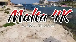 Malta 🇲🇹 [4K] walk St. Julians  03-05-2023 SUNNYDAY in Malta