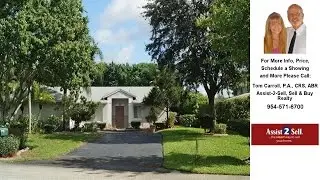 4031 NW 54th Court, Coconut Creek, FL Presented by Tom Carroll, P.A., CRS, ABR.