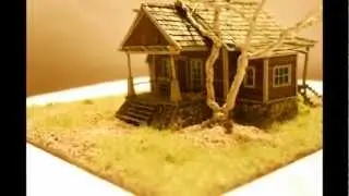 Z Scale Scratch Built Country Cottage