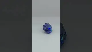 Faceted Benitoite, 1.03 cts., (Video #1)