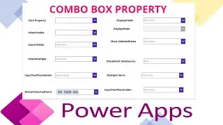 Powerapps Combobox Control | Hindi
