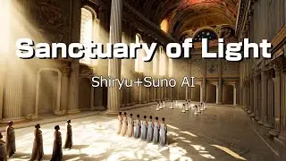 【Suno v4.5・聖歌+ダンスビート】Shiryu+Suno AI -  Sanctuary of Light [ OFFICIAL MUSIC VIDEO ]