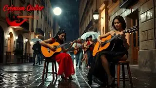 🔥 Crimson Guitar | Flamenco That Paints with Sound 🎨🎸