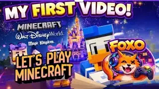 Disney rides in Minecraft! 🎢 My first video with a surprise guest! 