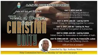 WEEK OF PRAYER FOR CHRISTIAN UNITY DAY TWO