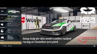 project motor racing: GT4, ford mustang setup and testing for Canadian tyre Motorsport Park
