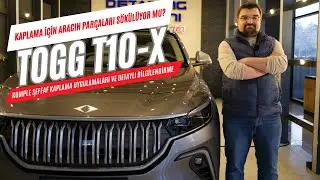 Parça Sökümü Olmadan PPF Kaplama Yapılabilir mi? TOGG T10X: Sökümsüz Şeffaf Kaplama Uygulaması!