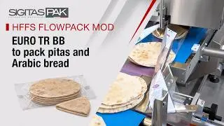 HFFS Flowpack Mod. EURO TR BB to pack pitas and Arabic bread