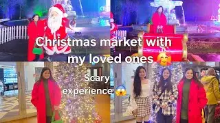 Christmas market with my best people ❤️❤️❤️ Scary experience 😱 #nepali #youtube 