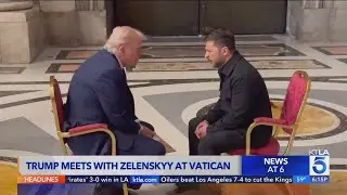 Trump meets with Zelenskyy at Vatican