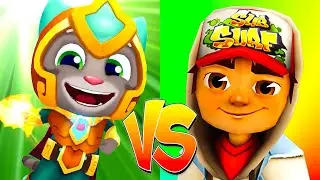 TALKING TOM HERO DASH 2021 VS. SUBWAY SURFERS 2021