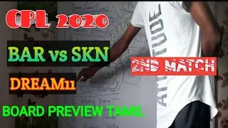 Hero CPL 2020 BAR vs SKN 2nd Match Predictions |St Kitts & Nevis Patriots vs Barbados Trindents