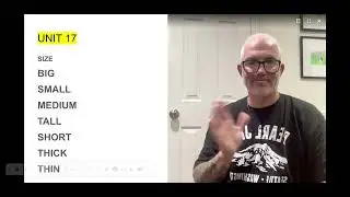 ASL Level 3 - Unit 17 Vocabulary