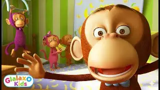 🔴🙊 Fun With Mike Monkeys Rhyme | Rhyme For Kids & toddlers | Little Monkeys Fun In Garden