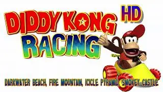 Diddy Kong Racing: Darkwater Beach, Fire Mountain, Icicle​ Pyramid, Smokey Castle HD