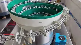 AILE 60CPM Refrigerant Valve Feeder ButaneGas Aerosol Valve Feeding Machine From Left to Right(test)