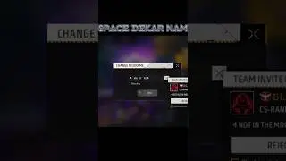 How to write name by creating space in Free Fire || How to change name by creating space in Free ...