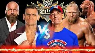 John Cena Brock Lesnar and Goldberg vs Gunther and Triple H Tag Team Match At WrestleMania 42