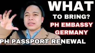 WHAT TO BRING FOR PHILIPPINE PASSPORT RENEWAL IN FRANKFURT GERMANY + MY EXPERIENCES | Oliver Cagas