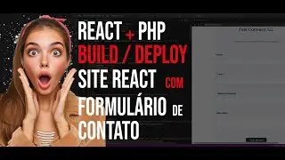 React with PHP contact form build deploy