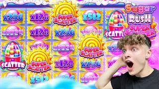 THE CRAZIEST SETUP I'VE EVER HAD ON SUGAR RUSH SUPER SCATTER...