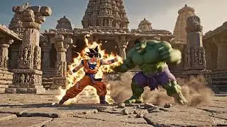 Goku vs Hulk ai generated video by Gemini ♊