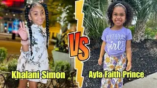 Khalani Simon (Lani Love) vs Ayla Faith Prince  Body Transformation | ✨ From Baby To Now 2025