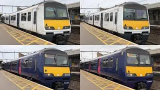 **RARE** Class 321 Departures From Chelmsford 12/08/18