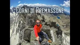 Corni di Premassone (3075-3070m.), Traversata - Gruppo dell'Adamello, Lombardia  |  YI 4K