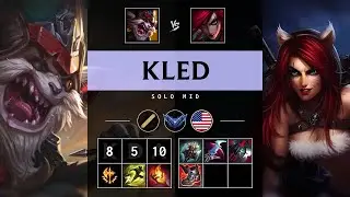 Kled Mid vs Katarina - NA Diamond Patch 25.17
