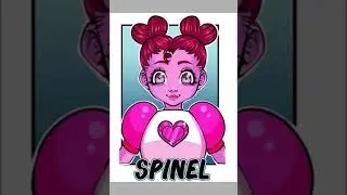 Drawing Fanart | Spinel | Pan | Nessa | Barley #shorts