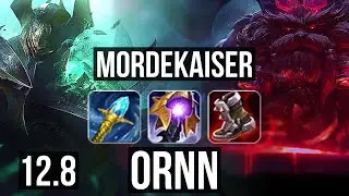 MORDEKAISER vs ORNN (TOP) | Rank 5 Morde, 9/1/7, Godlike | EUW Grandmaster | 12.8