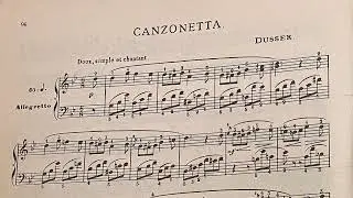 Canzonetta - a short story in words and music