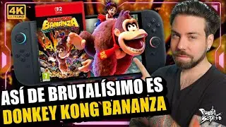 🔥ASÍ DE BRUTALÍSIMO ES Donkey Kong Bananza en NINTENDO SWITCH 2 a 4K! Es DEMASIADO BUENO y ADICTIVO!