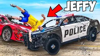 Сможет ли Джеффи выжить в моде &laquo;САМАЯ СЛОЖНАЯ АВТОКАТАСТРОФА&raquo; в GTA 5?!