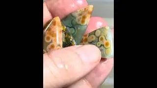 Taking a look at some pre-formed stones I&rsquo;ll soon be cabbing