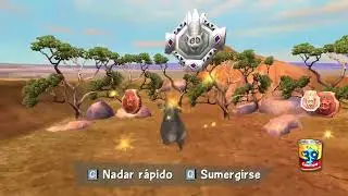 Yo jugandoyvuelve a Madagascar 2 captitulo 8  Ryuko matoienlos minijuegoscomoescalada,tirarfrutaymas