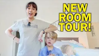 TOUR OF OUR NEW ROOMS!