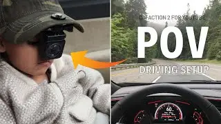 BEST Camera Setup for POV Driving? DJI Action 2 - In-Car POV Videos for YouTube
