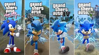 Evolution of Sonic the Hedgehog in GTA Games ( 2002 - 2026 ) | #gta #sonicthehedgehog