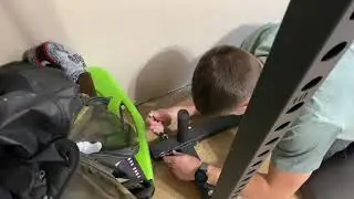 Пошаговая сборка короткой силовой рамы Rep Fitness.