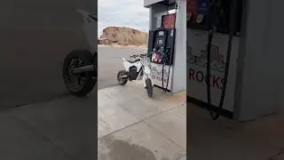 Run out of gas so fast 😭 #ebikes #surron #72v