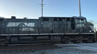 01/19/26 NS Intermodal Train Entering Watkins Yard in Columbus, OH