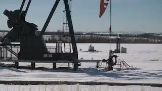 Winter Pumpjack