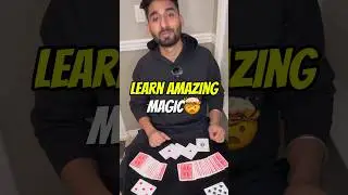 Learn Amazing Card trick🤯 #magic #magician #anmolmagic #streetmagic #surrey