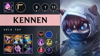 Kennen Top vs Gragas - EUW Grandmaster Patch 25.13