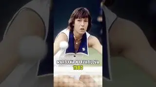 Part 1 : Top Female Tennis 80's #thenandnow #athlete #tennis #sports #beautiful #transformation