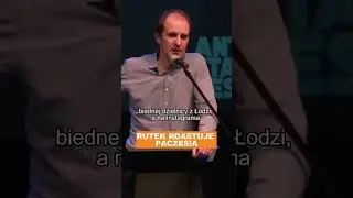 RUTEK ROASTUJE PACZESIA #rafałrutkowski #standup #roast #shorts