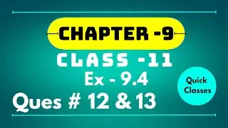 1st year Math Chapter 9 || fundamentals of trigonometry || Exercise 9.4 Question no 12 & 13